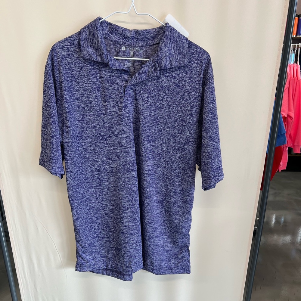Holloway Heathered Purple Polo Shirt